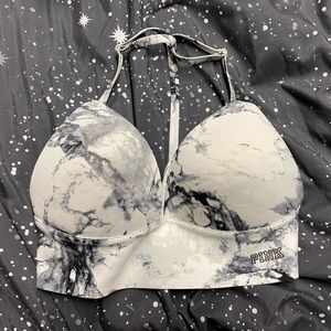 Victoria’s Secret PINK Marble Print Sports Bra